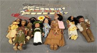 Native Dolls W/ Necklaces