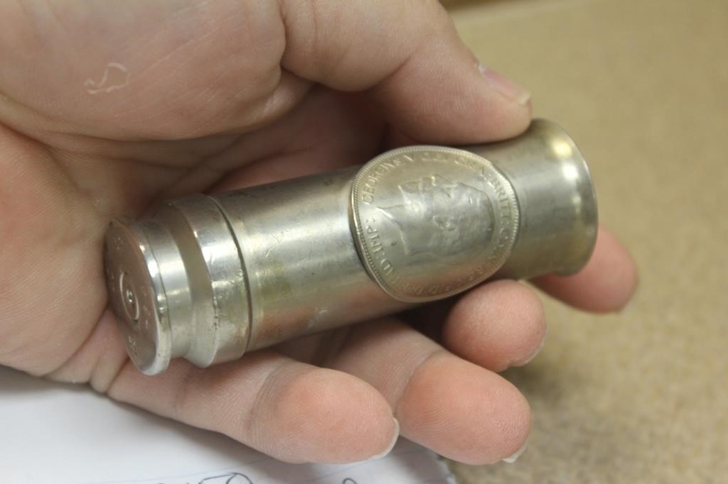 Bullet Shell with Coins