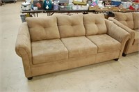 Tan Microfiber Couch