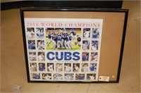 Chicago Cubs World Series Framed Poster
