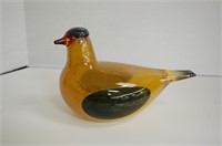 5" Brown/Green Iittala Bird By Toikka