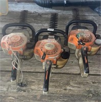 (3) STIHL HEDGE TRIMMERS 20 INCH
