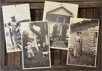 Four Antique Fishing Photos & Prints
