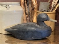 Large Antique Hand Crafted Duck Decoy