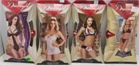 4 PC NEW DREAMGIRL LINGERIE