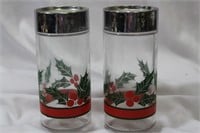Set of Two Christmas Salt and Pepper Shakers
