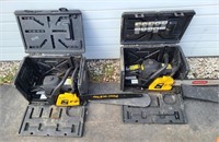 (2) POULAN PRO CHAINSAWS IN CASE
