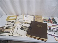 1952 GIRL GUIDE SCRAP BOOK & MISC PAPERS/BINDERS