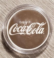 One Ounce Silver Round: Coca-Cola