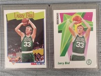 (2) Larry Bird Cards