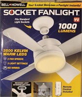 Bell Howell Socket Fanlight - 1000 Lumens