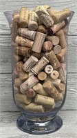 Vase Full of Wine Bottle Corks