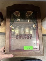 VTG WALL MOUNT SPICE RACK CABINET