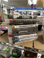 LOT OF 10 PLAYSTATION PS3 VIDEO GAMES