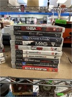 LOT OF 10 PLAYSTATION PS3 VIDEO GAMES