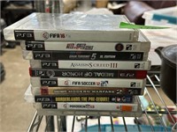 LOT OF 10 PLAYSTATION PS3 VIDEO GAMES