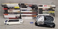 Blue PSP w/ 35 Games & Movies