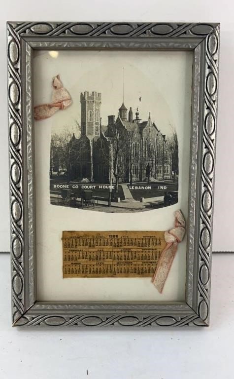 1906 BOONE COUNTY COURTHOUSE FRAMED PHOTO