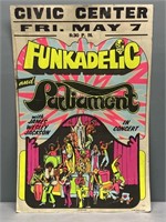 Funkadekic Parliment Concert Globe Poster