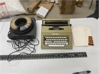 Olivetti Typewriter and Kodak Slide Tray
