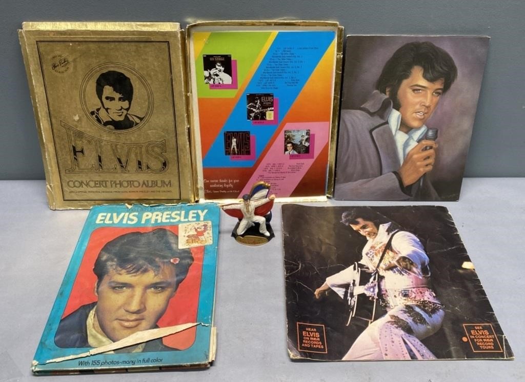 Elvis Presley Collectibles Lot