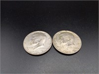 1967,1968 Kennedy Silver Half Dollars
