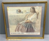 Suzanne Brown Woman and Art Poster Print