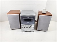 GUC JVC Compact Component System & Speakers