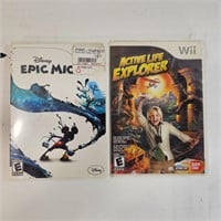 Epic Mickey/Active Life Explorer Wii games