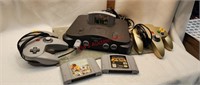 Nintendo 64 game system with 3 games and