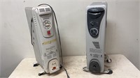 Two electric heaters