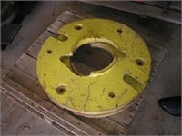 (2) REAR JOHN DEERE WEIGHTS