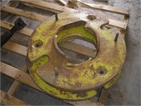 (2) REAR JOHN DEERE WEIGHTS