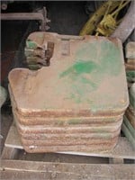 (6) JOHN DEERE FRONT WEIGHTS