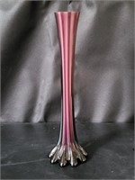Amethyst Cased Glass Vase