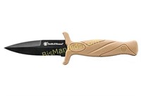 S&W KNIFE FDE BOOT KNIFE 2.75" BLADE W/FDE SHEATH