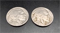 1930 & 1937 Buffalo Nickel Lot