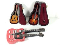 COLLECTABLE Assorted Miniature Instruments (x3)