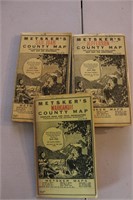 3 Metsker's County Maps Wa. State