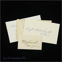 Medal of Honor Autographs 19th-20th Centuries (4)
