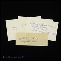 Medal of Honor Autographs - US Navy Pre-WWII (4)