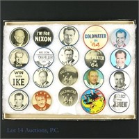 1952-1980 Political Campaign Flasher Items (20)