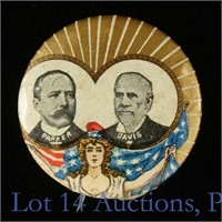 1904 Parker / Davis Presidential Campaign Pin