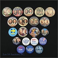 2016 Hillary-Kaine Presidential Campaign Pins (20)
