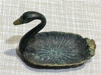 Metal Duck, Jewelry Tray or Soap Holder