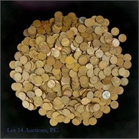 Lincoln Wheat Cents (6 lbs. 0.2 oz. / est. 900)