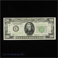 1934 $20 Fed. Resv. Note-Green Seal (F-2054E)