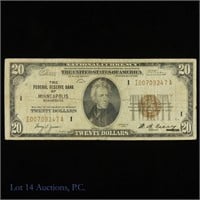 1929 $20 FRBN Brown Seal (F-1870I)