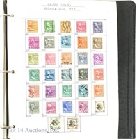 1938 President Series Postage Stamps Album 803-834