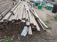 Pallet of Wood 2x4x16 Cedar Planks